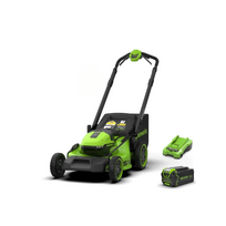 SAVAEIGĖ VEJAPJOVĖ 51cm GENII BL DP 40V (5.0Ah + kroviklis) LM5104SA2