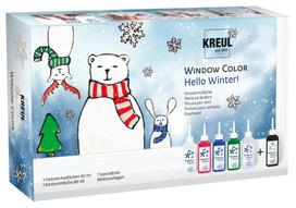 KREUL „Window Color Hello Winter“ langų dekoravimo rinkinys
