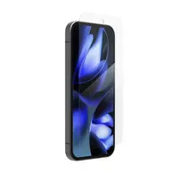 InvisibleShield Glass Elite apsauginis stiklas, skirtas Pixel 9a, antibakterinis, atsparus dulkėms ir įbrėžimams, permatomas, 1 vnt.