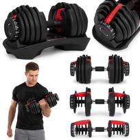 Reguliuojamas ketaus svarmuo su stovu Movepro 139624, 2,5–24 kg