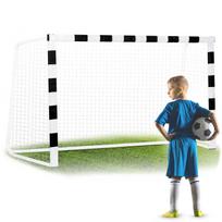 Futbolo vartai Neo-Sport NS-465, 300x200x120 cm, juodi/balti