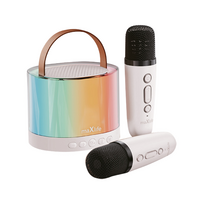Maxlife MXKS-200 Bluetooth karaoke rinkinys su 2 mikrofonais, baltas
