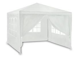 Plonos sodo paviljonas 3x3 m, baltas