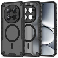 Tech-Protect Rugged Shield MagSafe dėklas telefonui Xiaomi Redmi Note 15 Pro 5G, juodas