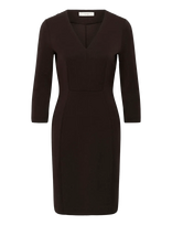 InWear - Pannieiw Fitted Dress - Iki kelių ir midi suknelės - Ruda