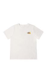 The North Face - Teen B Outdoor Regular Ss Tee - Graphic - Marškinėliai trumpomis rankovėmis - Kreminė spalva