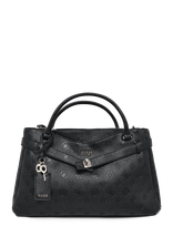 GUESS - Ella Logo Lrg Gfriend Satchel - Rankinė - Juoda