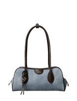 Calvin Klein - Emblem Trio Denim Shoulder Bag - Rankinė - Mėlyna