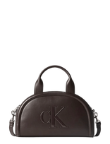 Calvin Klein - Bold Ck Dome Crossbody - Rankinė - Ruda