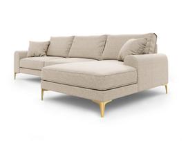 Minkštas kampas Mazzini Sofas Madara, smėlio spalvos
