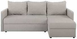Kampinė sofa - lova Imros, taupe sp., 143 x 218 cm x 93 cm