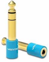 Audio adapteris Vention VAB-S01-L 3.5 mm Female (moteriška), 6.5 mm Male (vyriška), mėlyna sp./aukso sp.