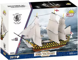 Konstruktorius Cobi HMS Victory — 2517 detalių, detalus istorinis burlaivio modelis