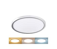 Solight WO825-LED vonios kambario lubinis šviestuvas ACATE, 18 W/230 V, 3000/4000/6000 K, Ø 22 cm, IP54