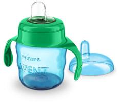 PHILIPS AVENT puodelis su snapeliu CLASSIC, žalias, 6 mėn+, 200 ml.