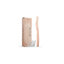 Bamboozy Metalinis Dermaplaningo Veido ir Antakių Skustuvas – Rose Gold