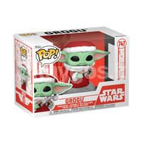 FUNKO POP! Vinilinė figūrėlė: Star Wars: The Mandalorian -  Holiday Grogu (The Child)