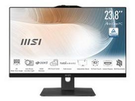 MSI Modern AM242P 1M-2274EU Intel Core 5 120U 23.8inch FHD 16GB 512GB SSD WiFi+BT Keyboard+Mouse W11P 3Y Black