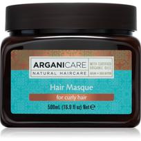 Arganicare Argan Oil & Shea Butter Hair Masque drėkinamoji ir maitinamoji kaukė garbanotiems plaukams 500 ml