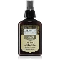 Arganicare Ricin 10 In 1 Leave-In Hair Repair „Dešimt viename“ plaukų priežiūros priemonė maitina ir suteikia blizgesio 150 ml