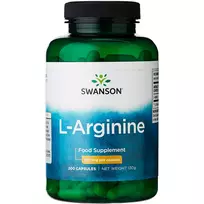 Swanson L-arginine – 200 kapsulių