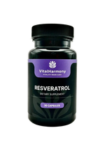 VitalHarmony Resveratrol 250 mg - 30 kapsulių