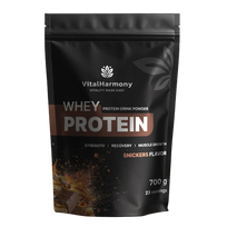 VitalHarmony Protein IŠRŪGŲ Baltymai – 700g Chocolate-Caramel-Nut Bar (Snicker)