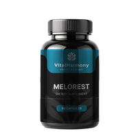 VitalHarmony Melorest - natūrali miego parama 90 kapsulių