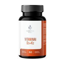 Gamtos namai vitaminų kompleksas D3+K2 N60