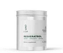 L Cell Trans Resveratrolis milteliai 24g  >98% grynumas