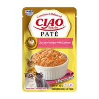 Ciao Pate vištienos ir lašišos konservai katėms, 40 g