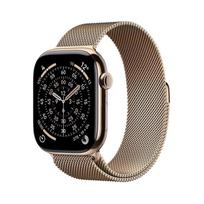 Apple Watch 11 MF8Y4ET/A 42mm titano išmanusis laikrodis, auksinis Milanese loop