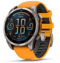 Garmin Fenix 8 Sapphire 010-02905-11, 51 mm AMOLED titano korpuso sportinis laikrodis