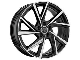 R16x7J 5X114.3 ET40 CB-60.1 Gloss Black Full Polished