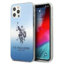 US Polo USHCP12MPCDGBL Gradient Collection dėklas, skirtas iPhone 12 / 12 Pro 6.1", mėlynas