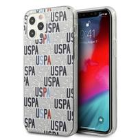 US Polo USHCP12MPCUSPA6 Logo Mania Collection dėklas, skirtas iPhone 12 / 12 Pro 6.1", baltas