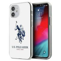 US Polo USHCP12STPUHRWH Shiny Big Logo dėklas, skirtas iPhone 12 mini 5.4", baltas