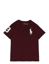 Ralph Lauren Kids - Big Pony Cotton Jersey Tee - Marškinėliai trumpomis rankovėmis - Burgundiška splava