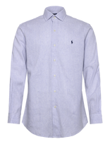 Polo Ralph Lauren - Stretch Linen-Wvn-Shirt - Lininiai marškiniai - Mėlyna