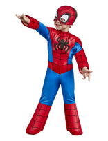 Rubies - Saf-Spider-Man Toddler Dlx Cos - Personažų kostiumas - Raudona