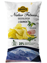 PAPAS ARGENTE Natur Fitness karpių traškučiai su Himalajų druska ir kvinoja 150g