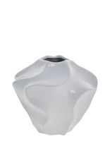 Lene Bjerre - Jinia Vase 17.5X17.5X15 Cm. White - Vaza - Balta
