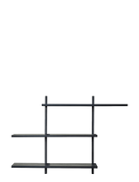 Lene Bjerre - Ellie Shelf 100X20X70 Cm. Black - Lentyna - Juoda