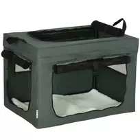 Transportavimo krepšys augintiniams iki 4 kg - pilkas