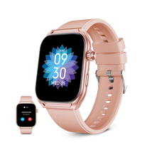 KSIX Urban Move išmanusis laikrodis, 2.06" AMOLED, skambučiai, IP67, rožinis