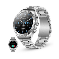 KSIX Elite išmanusis laikrodis, 1.43" AMOLED, skambučiai, 100+ sporto režimų, IP67, sidabrinis