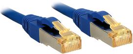 Tinklo Kabelis - LINDY RJ45 S/FTP LSZH Tinklo Kabelis, Cat.6A Kištukas, Cat.7 Neapdirbtas Kabelis, 7.5 m, Mėlynas