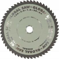 GLOBAL SAW Diskinis pjūklas aliuminio pjovimui 180 x 2,0/1,6 x 20 mm / 54z CERMET