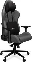 Žaidimų kėdė Yumisu 2050 Fabric Gaming Chair, Pilka-juoda