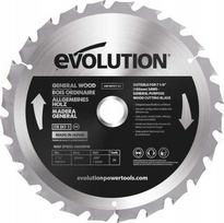 Evolution TCT medienos pjovimo pjovimo diskas 185mm / 24z kampiniams pjūklams
